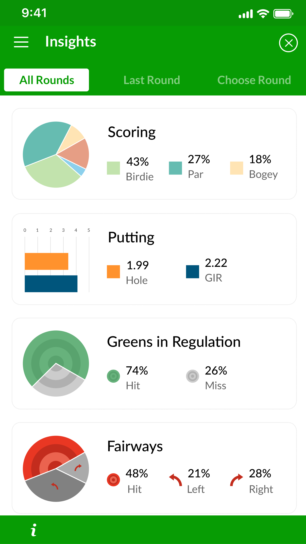Beezer Golf App Screen 4