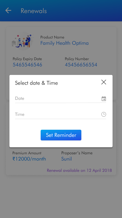 Star Health App Screen 9